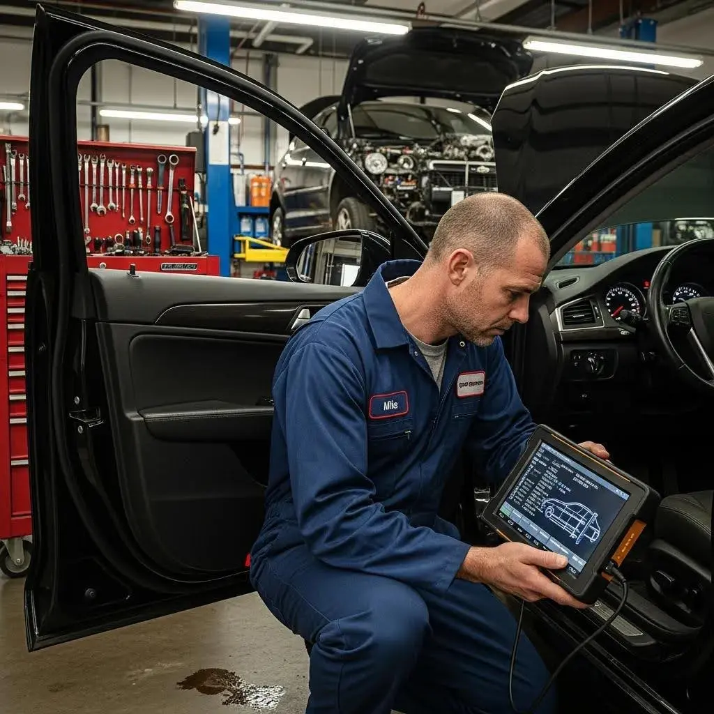 A Vehicle Diagnostic Test Performed In The UK